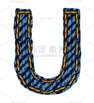 牛仔裤字母表的信