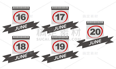带丝带套装日历