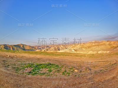 死海的春天。以色列。