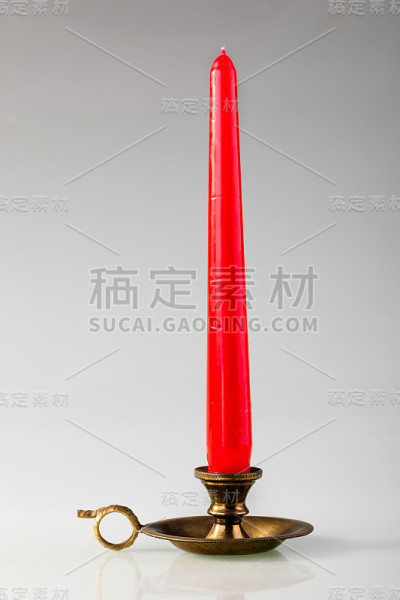 古董黄铜烛台