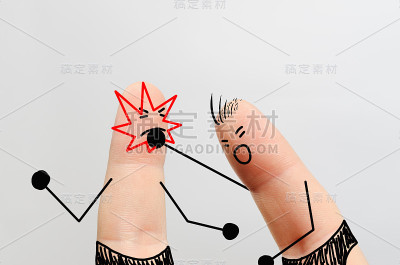 手指艺术，拳击比赛