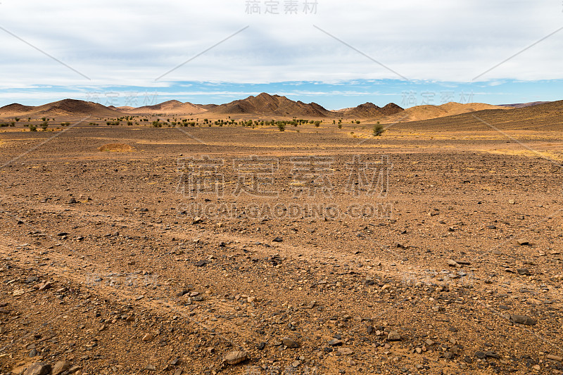 沙漠景观,摩洛哥