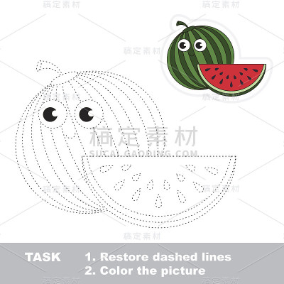 西瓜熟了要追。矢量跟踪游戏。