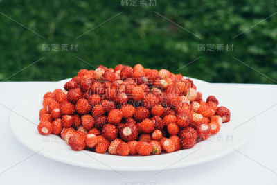 素食草莓食物