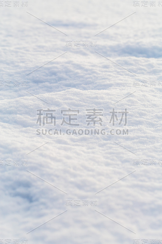 新雪表面