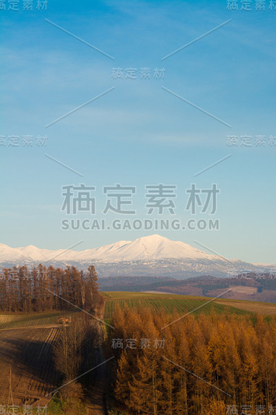 雪山和落山，大石山