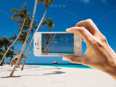用iphone拍摄马尔代夫度假胜地