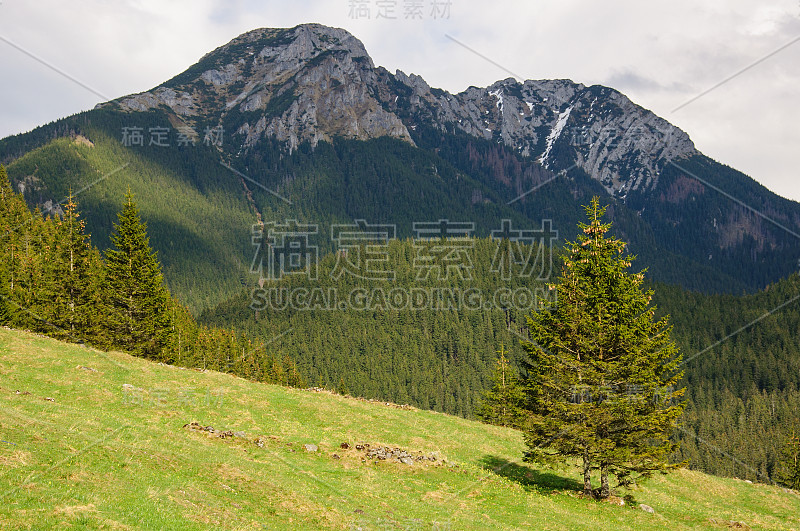 塔特拉山脉的风景