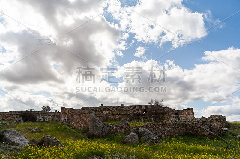 托莱多山的风景。