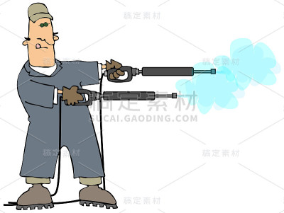 双筒动力清洗机