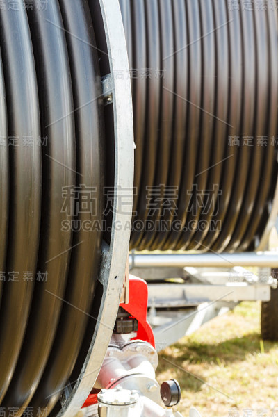 柔性塑料软管的详细特写