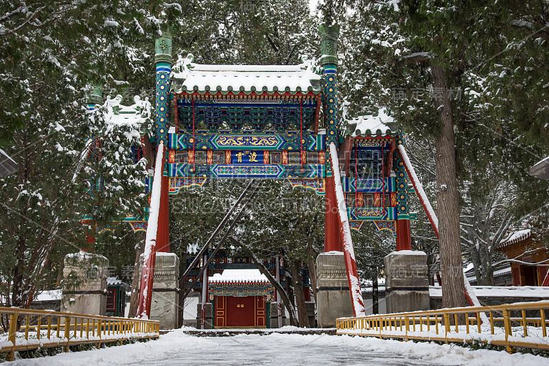 北京的雪，颐和园