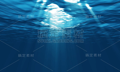 泻湖水下的光