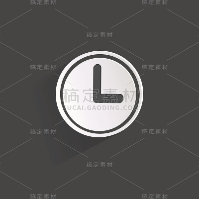 时钟web图标按钮