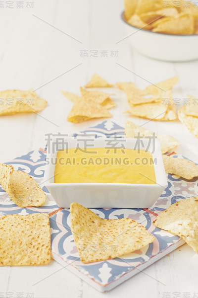 素食芝士酱配玉米片
