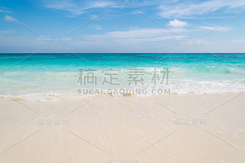 泰国大柴岛的夏季海滩