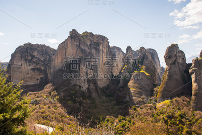 希腊塞萨利的迈特拉山脉。联合国教科文组织世界遗产名录