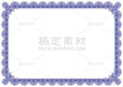 经典的边框可编辑矢量