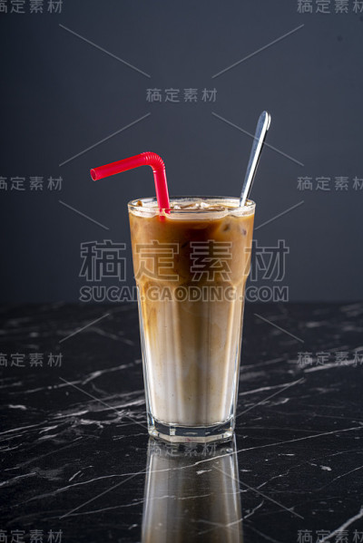 冰咖啡库存照片