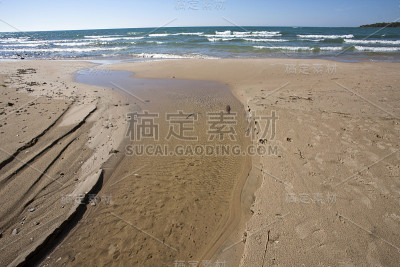 海岸线休伦湖