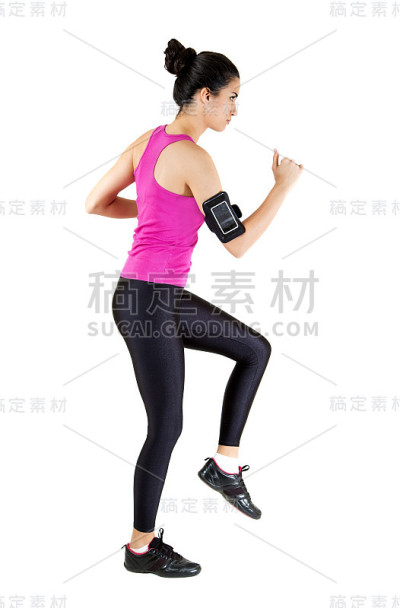 年轻女子锻炼