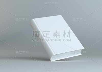 空白空白的书灰色工作室的背景
