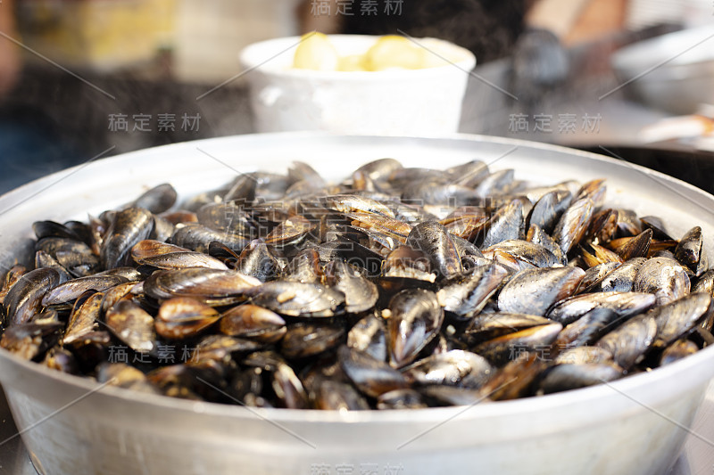 土耳其食物，塞满贻贝