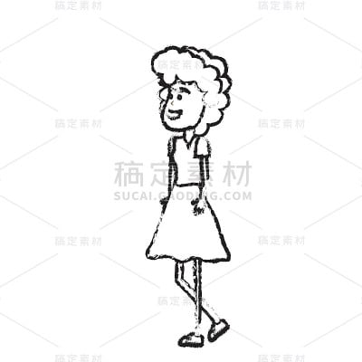 身材美女的发型设计和服装