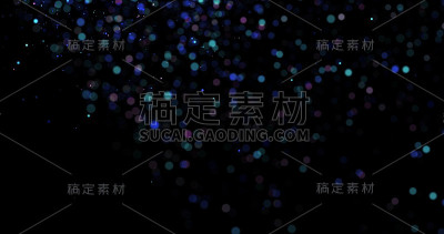 黑色背景上飞扬的灰尘颗粒