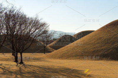 韩国历史名城庆州全景