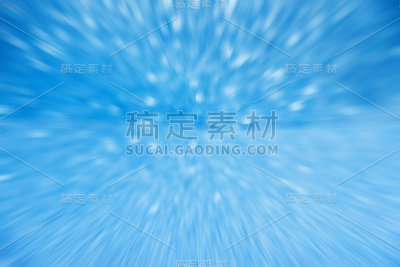 蓝色发光射线的爆炸
