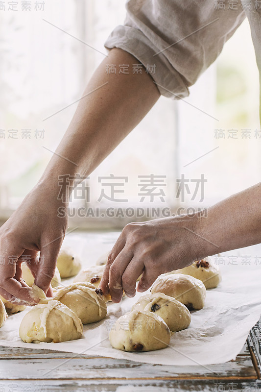 原始的未成熟的面包