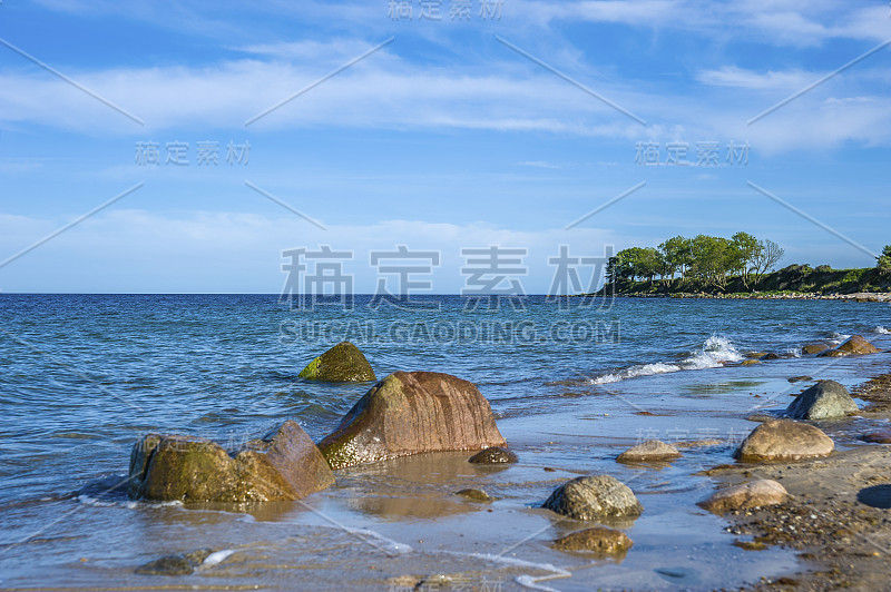 斯塔伯胡克陡峭的海岸景观