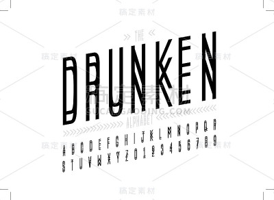 抽象的字母