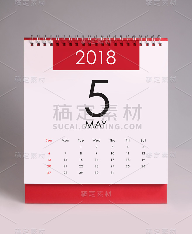 简单台历2018 - 5月