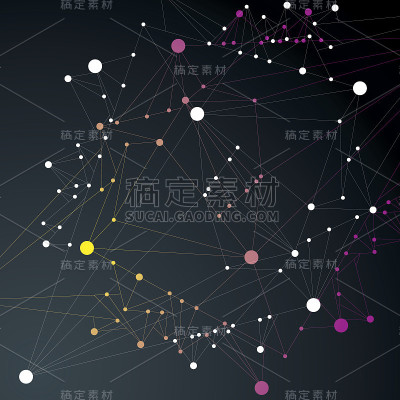 复杂的抽象灰度三维形状，矢量数字对象