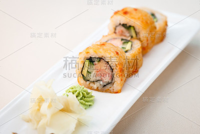 芥末蟹肉寿司
