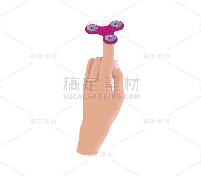 手握，玩和制作技巧与指尖陀螺，iso