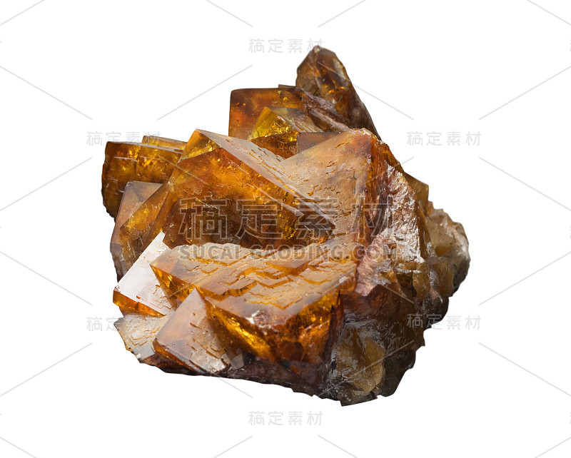 氟石是氟化钙(CaF2)的矿物形式