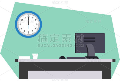 无员工办公桌