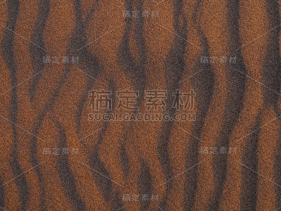 在秘鲁的沙漠里，午后的阳光下，从上面看沙子的纹理