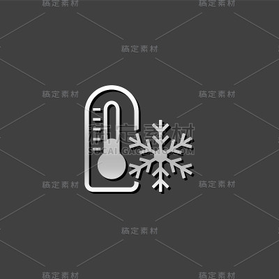 金属图标-温度计
