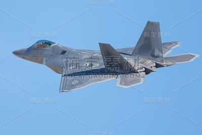 F-22猛禽战斗机近距离拍摄，