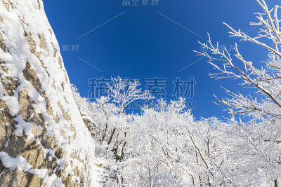 布坎山是雪景