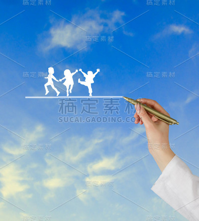 图快乐的孩子