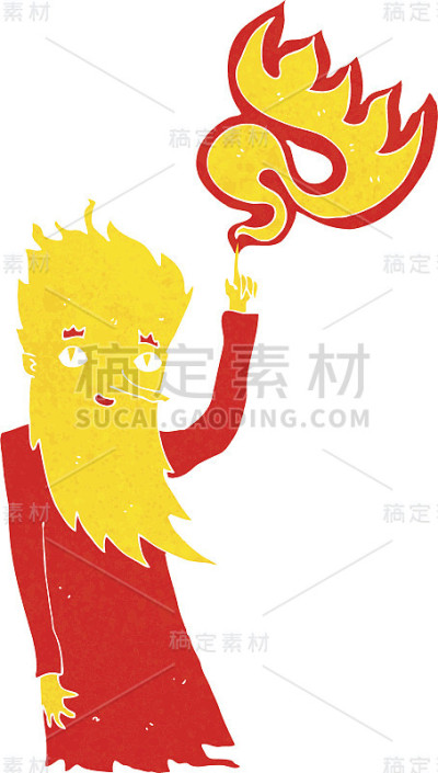 卡通火灵