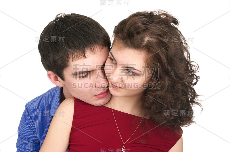 可爱的年轻夫妇