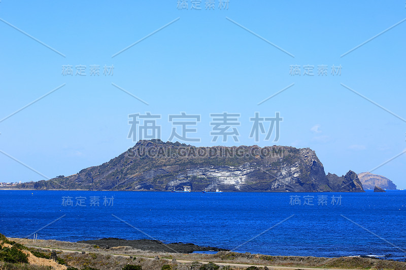 日出峰，油菜花，春，海，岸