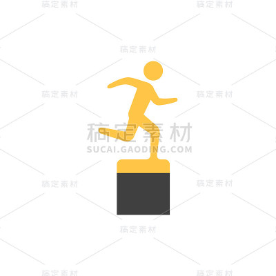 平坦的图标-运动奖杯