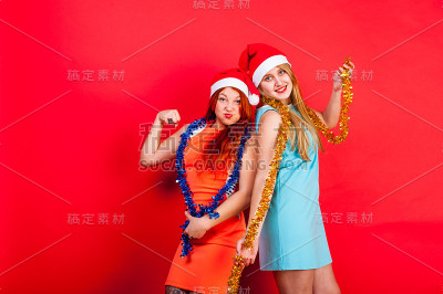 年轻漂亮的女孩有乐趣